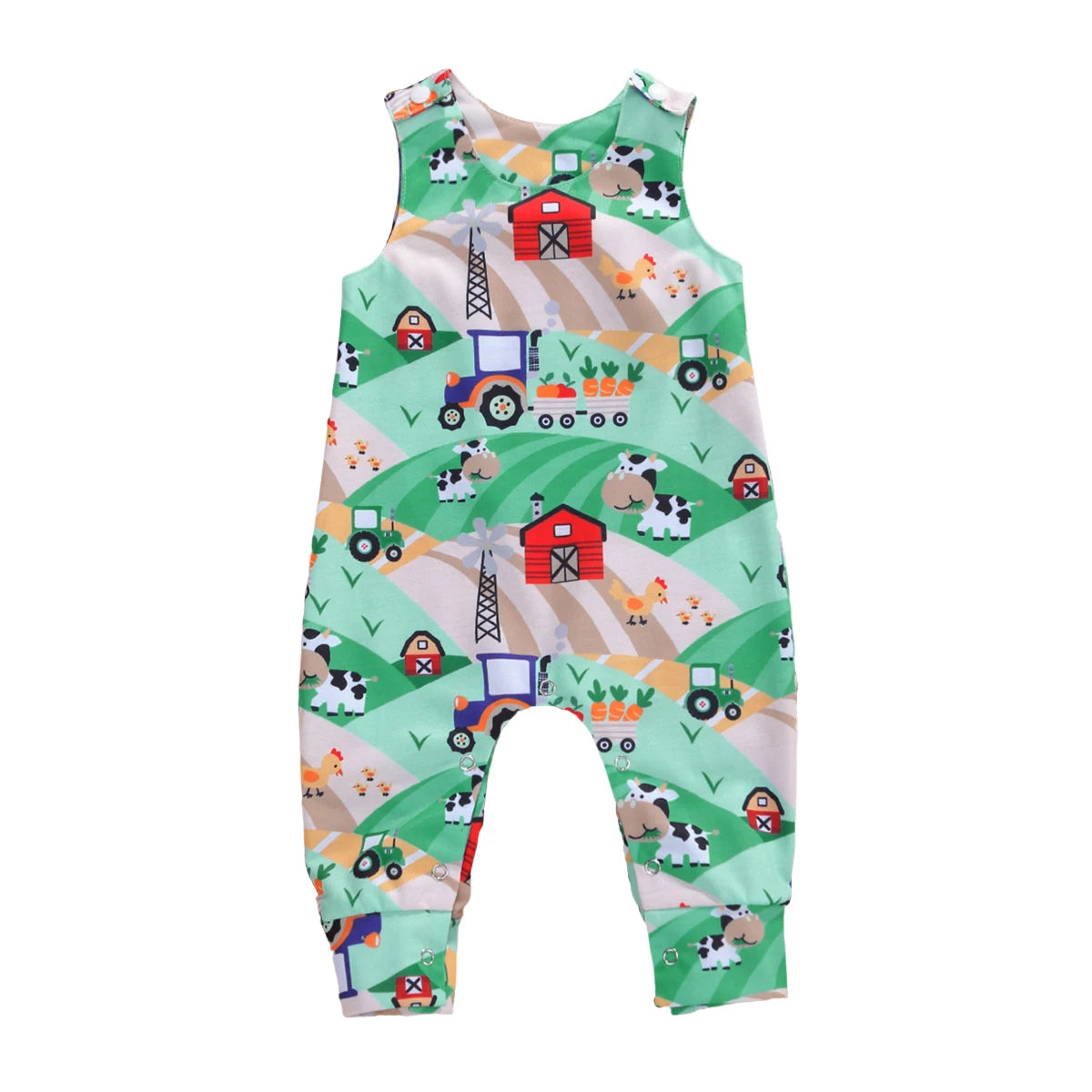 Sleeveless Baby Romper