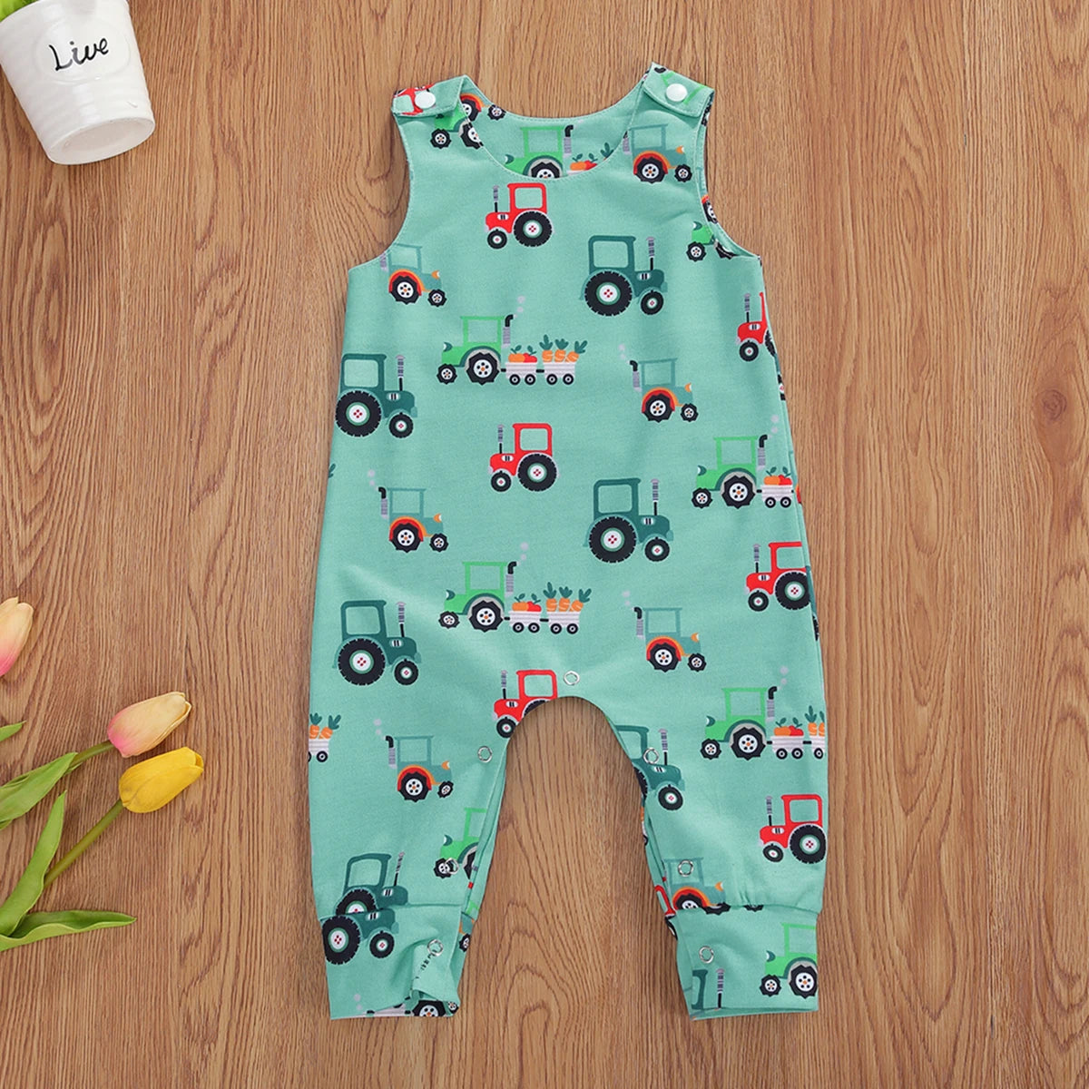 Sleeveless Baby Romper