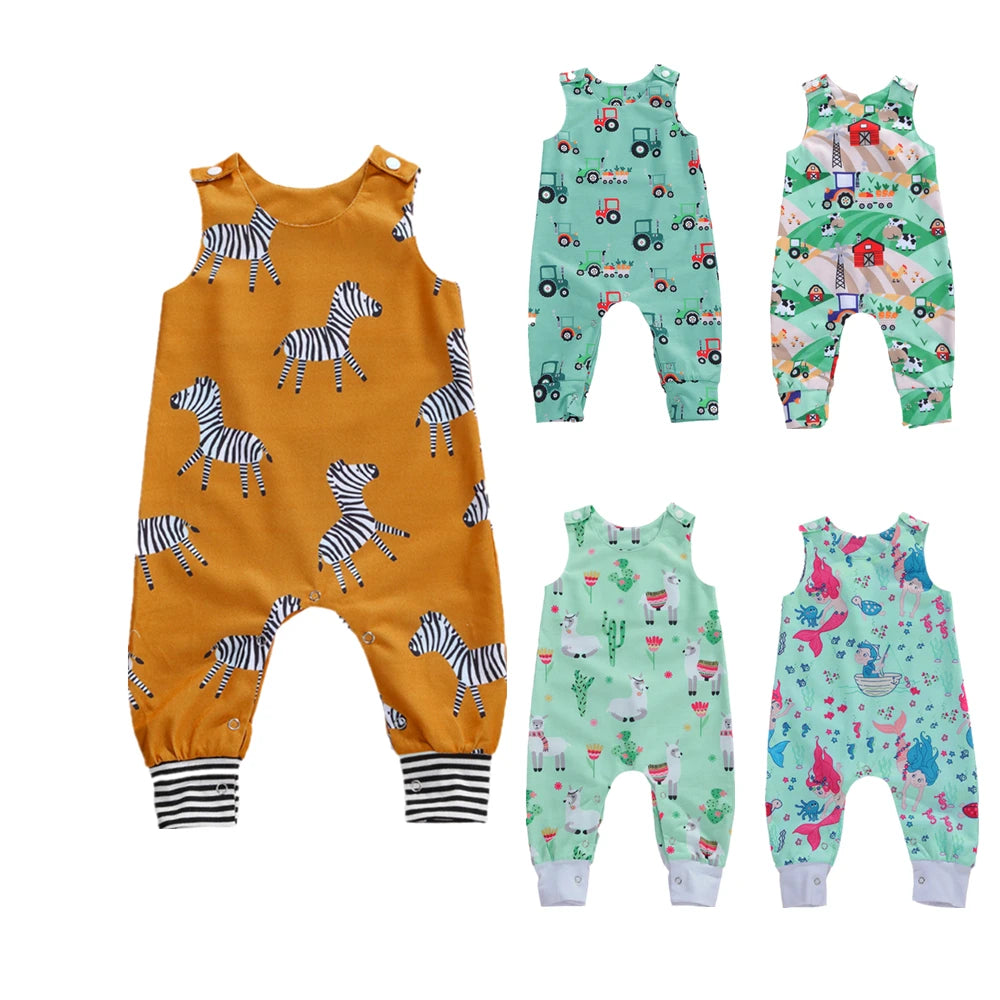 Sleeveless Baby Romper