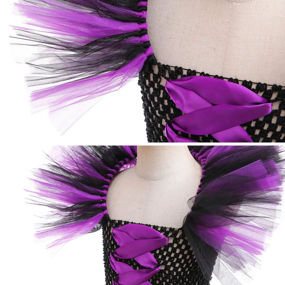 Girl's Dark Fairy Costume