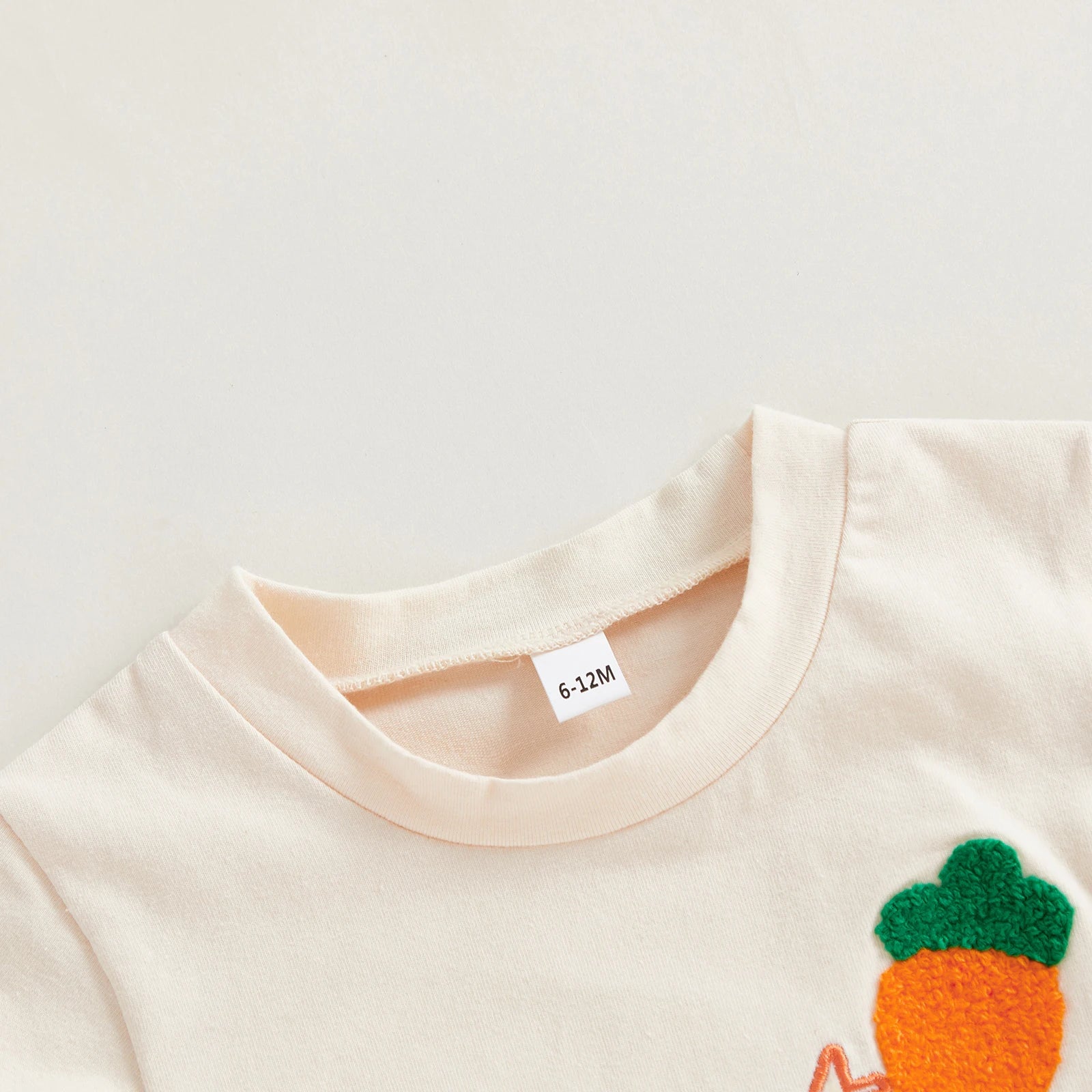 Kids' Easter Bunny Print T-Shirt & Plaid Shorts Set