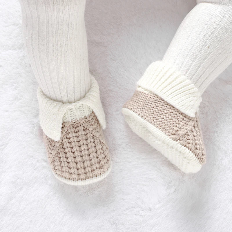 Handmade Knitted Baby Booties