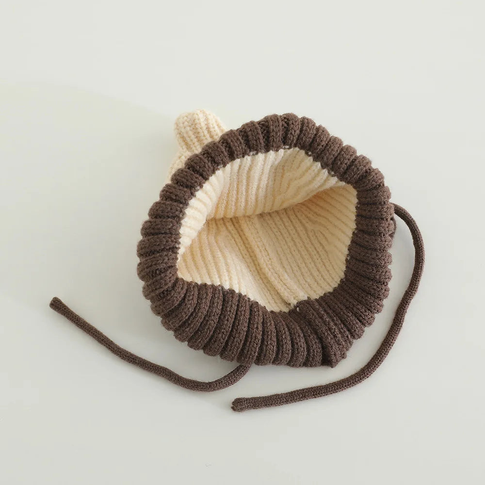 Kids Knitted Winter Hat with Ear Flaps