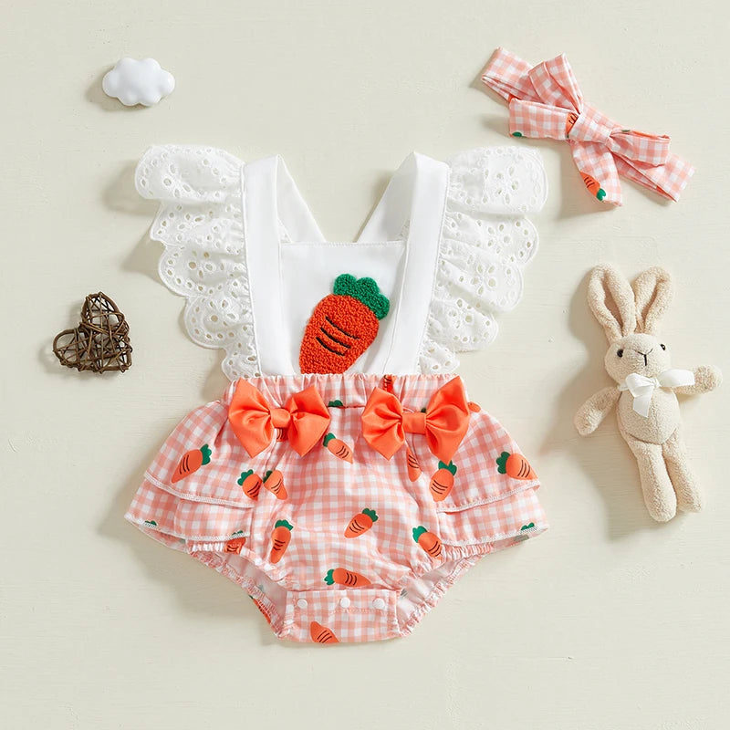 Baby Girl Easter Romper