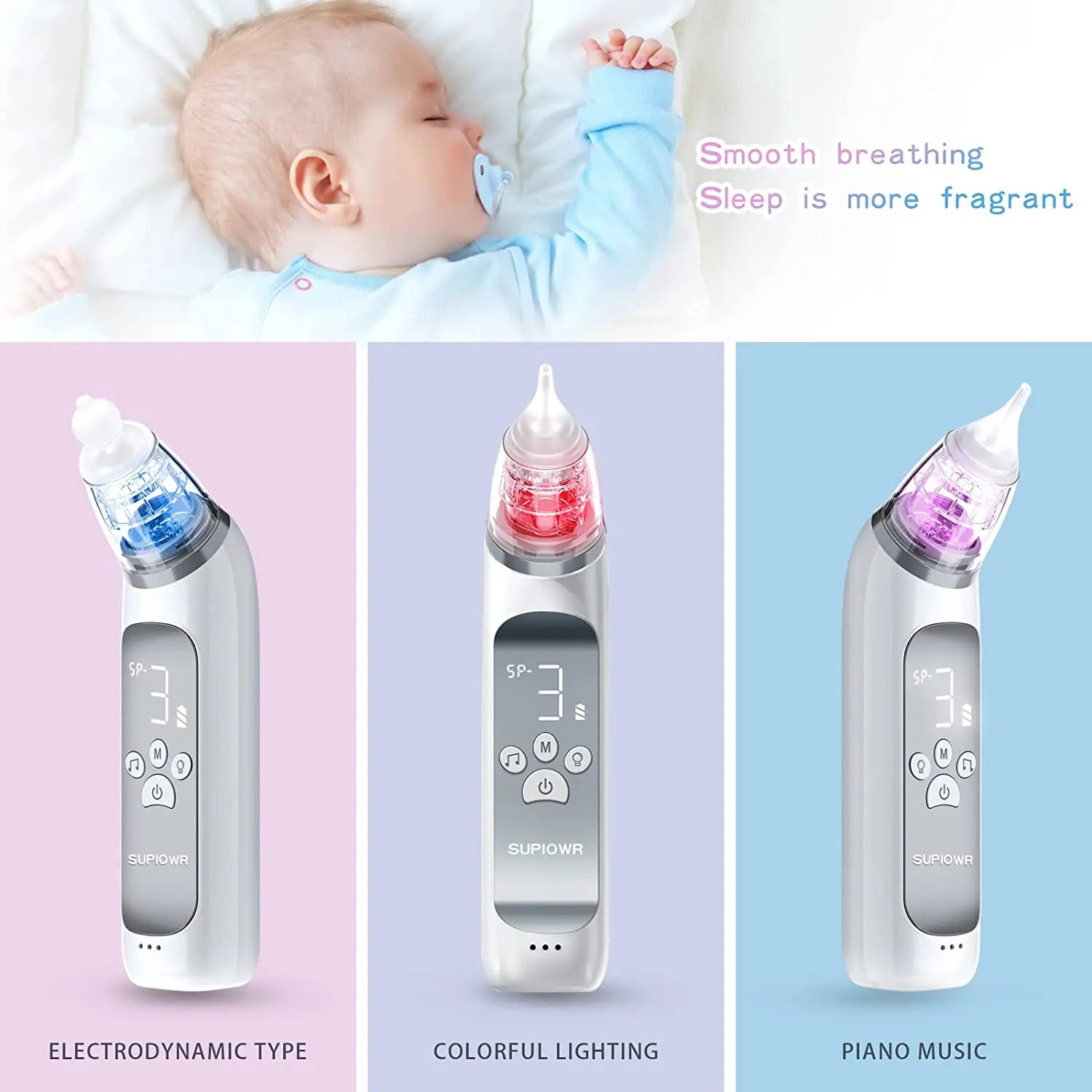 The ClearBreathe Electric Nasal Aspirator