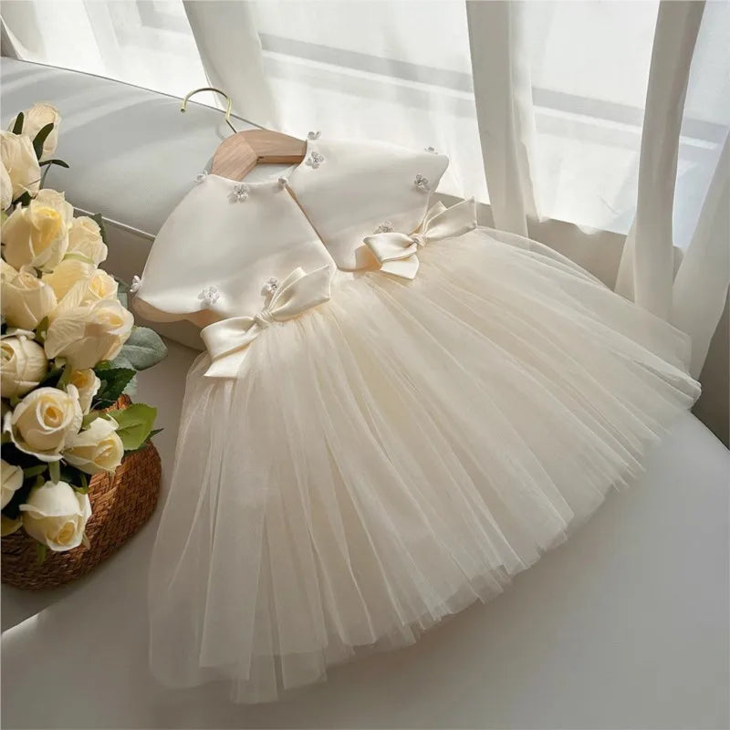 Baby & Toddler Silk and Tulle Princess Gown