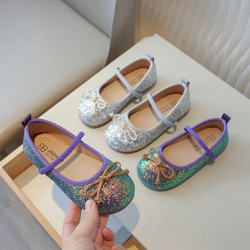 Glitter Mermaid Princess Dress Shoes for Girls