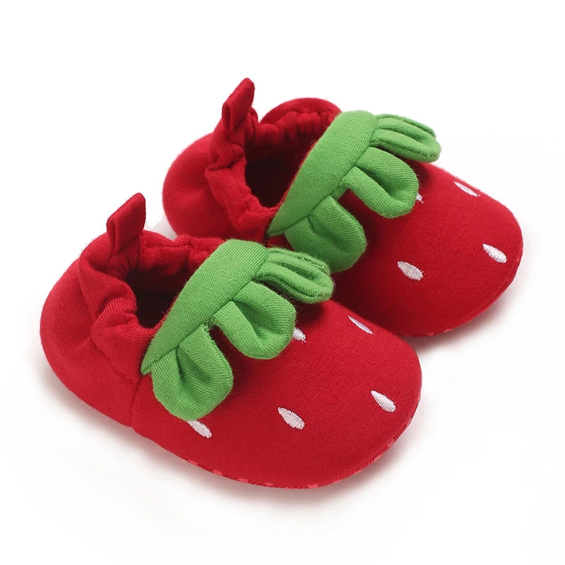Baby Walking Shoes - Cartoon Soft Sole Slip-on Infant Crib Sneakers