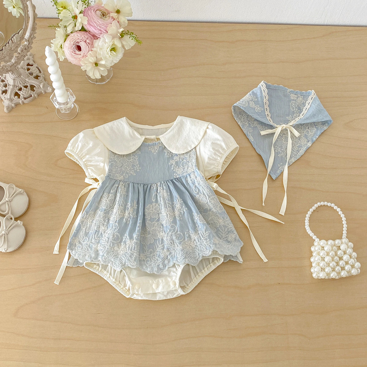 Princess Swaddle One-Piece Dress for Baby Girls