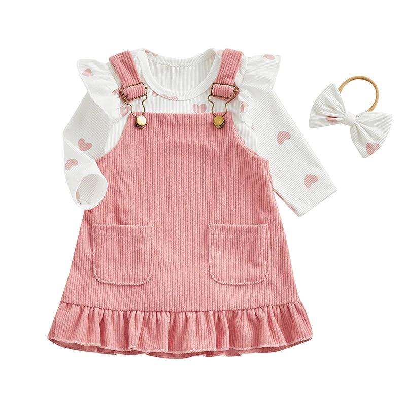 Valentine's Day Baby Girls Outfit