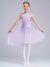 Girl's Lyrical Dance Dress with High-Low Skirt