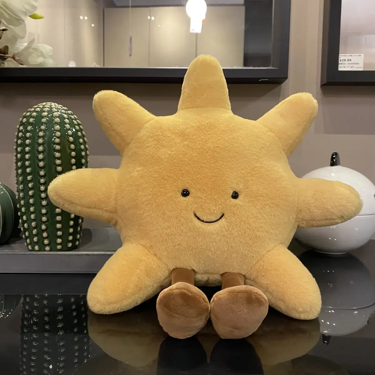 Cute Moon & Sun Plush Pillow