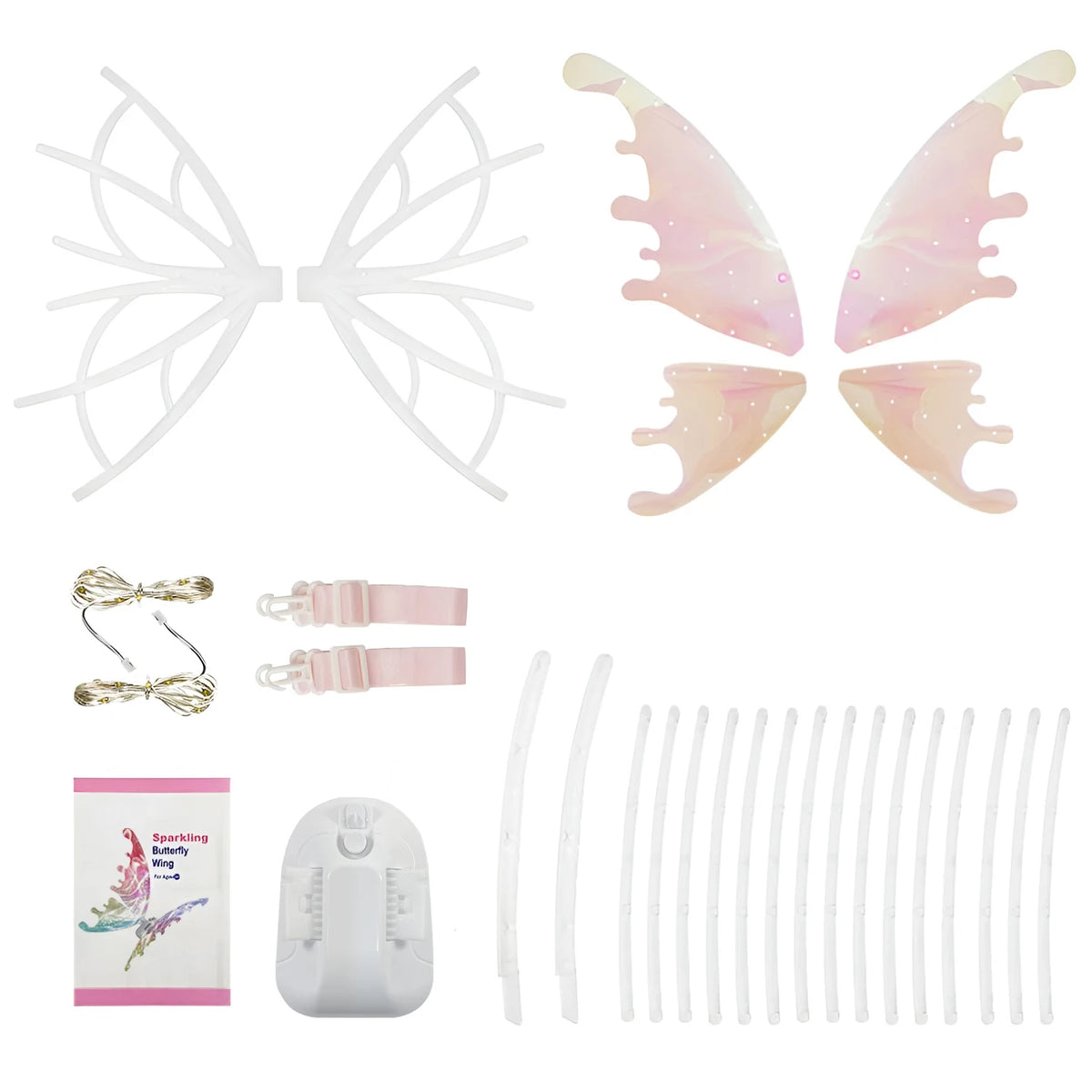 LED Butterfly Fairy Wings for Kids