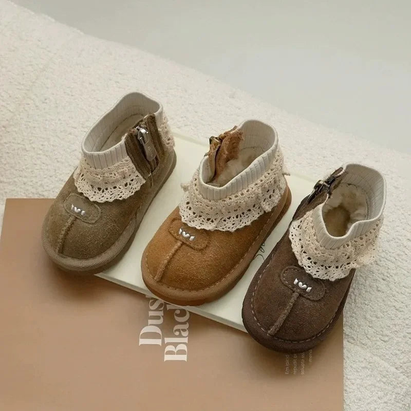 The Lace Collar Boots