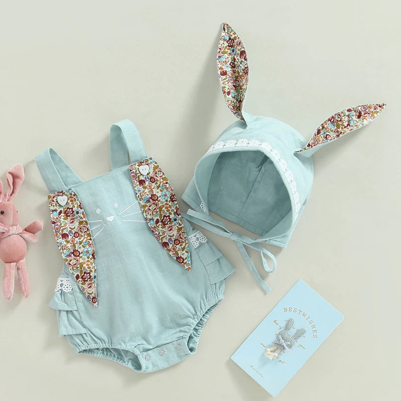 Baby Girl Bunny Romper