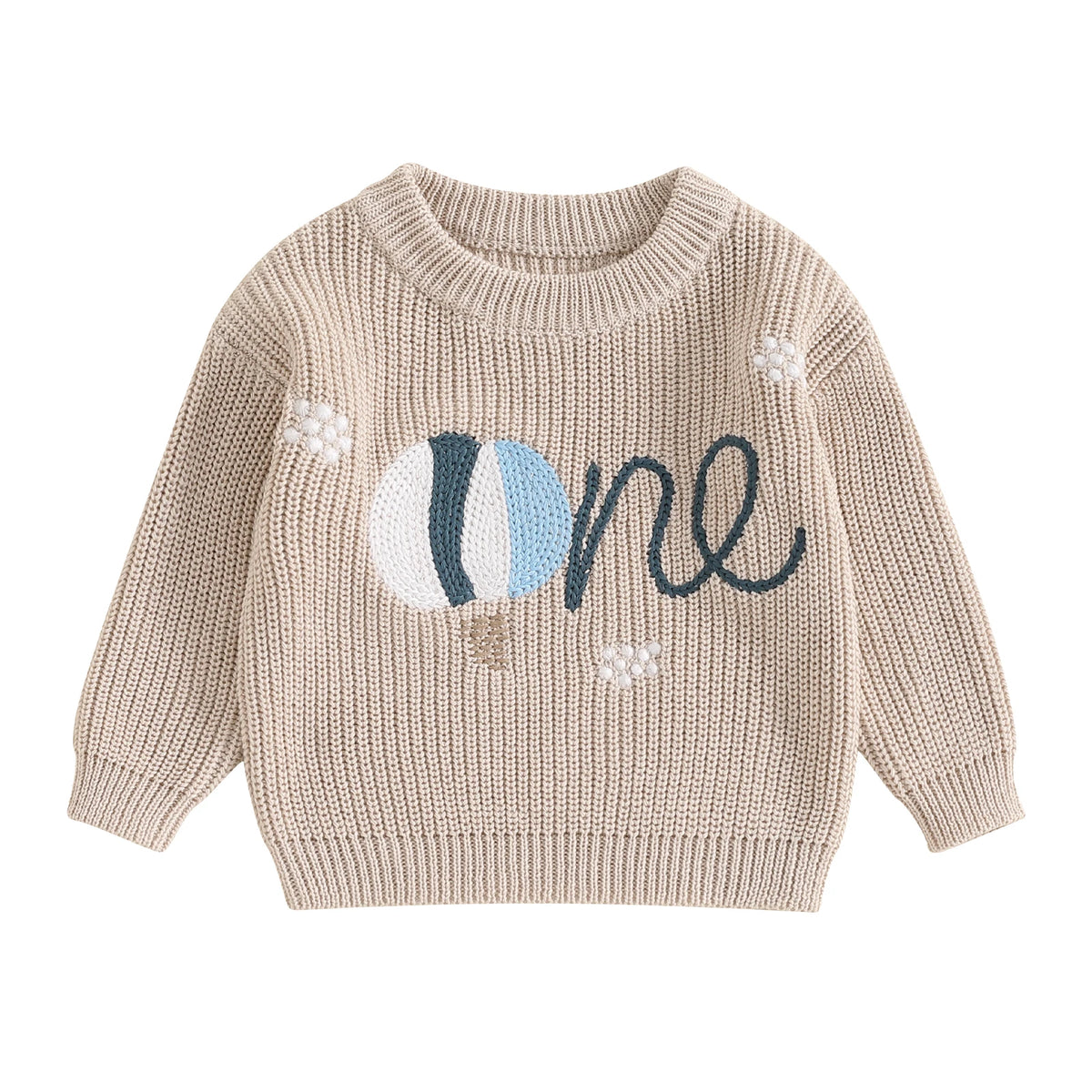 Baby First Birthday “One” Knit Sweater