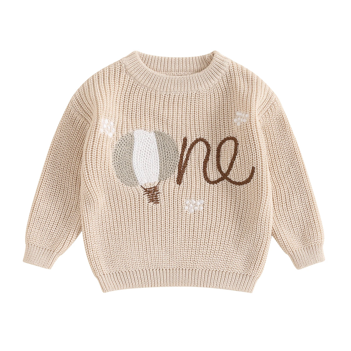 Baby First Birthday “One” Knit Sweater