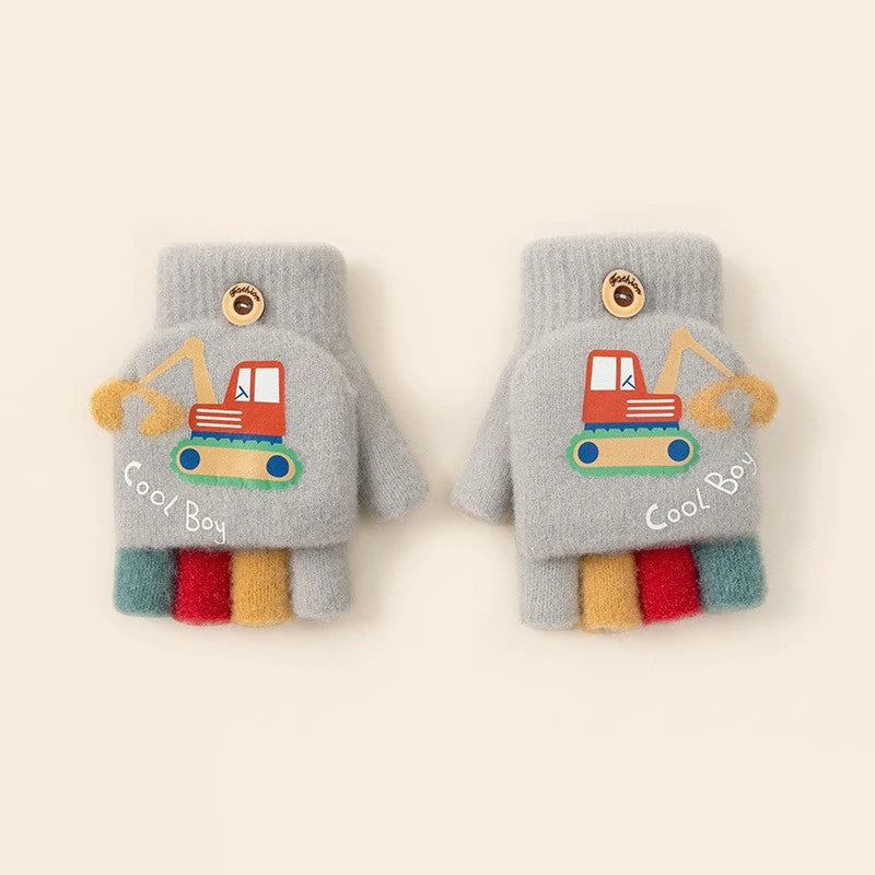 The Digger 2-in-1 Convertible Kids' Mittens