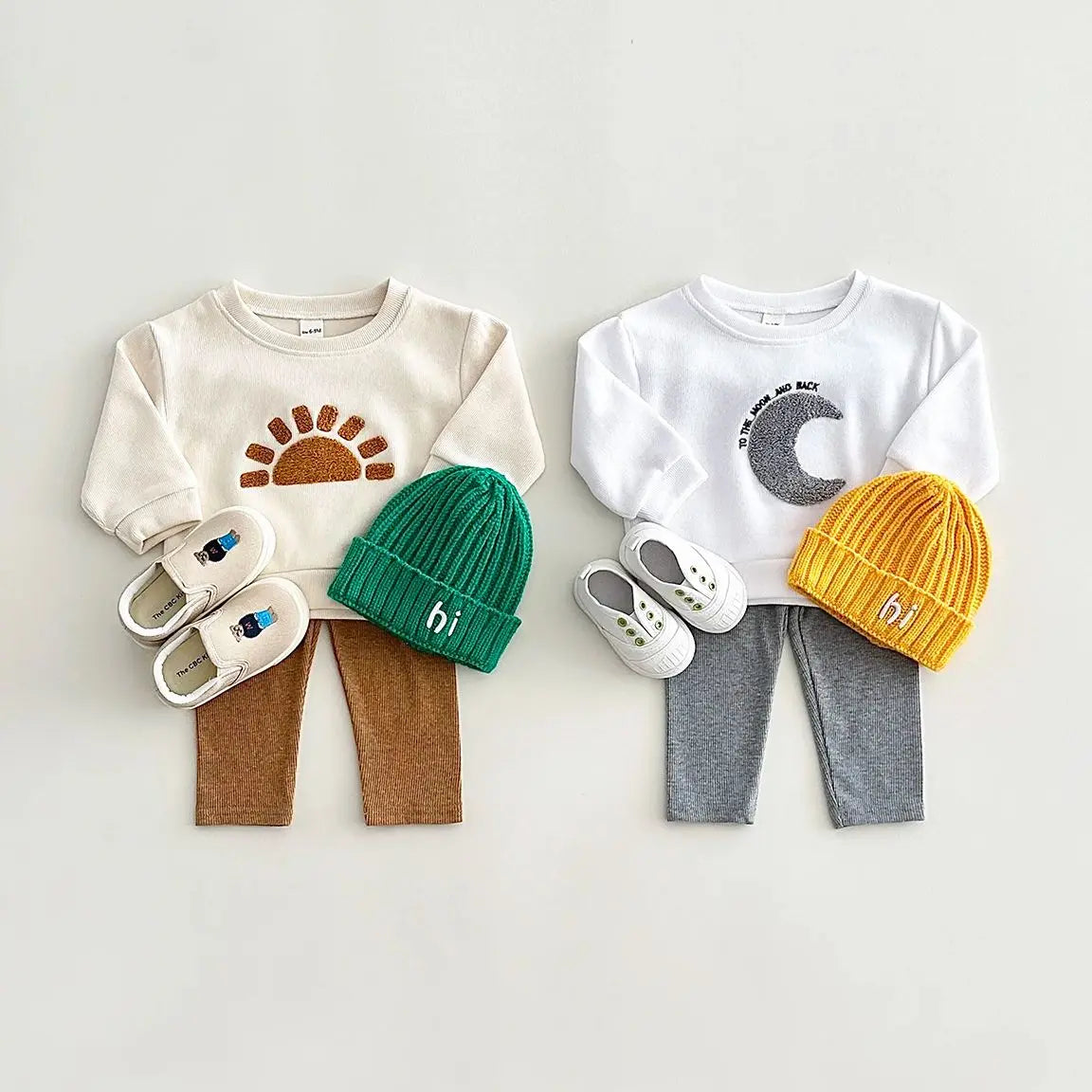 2Ps Long Sleeve Sweatshirt and Pant Set