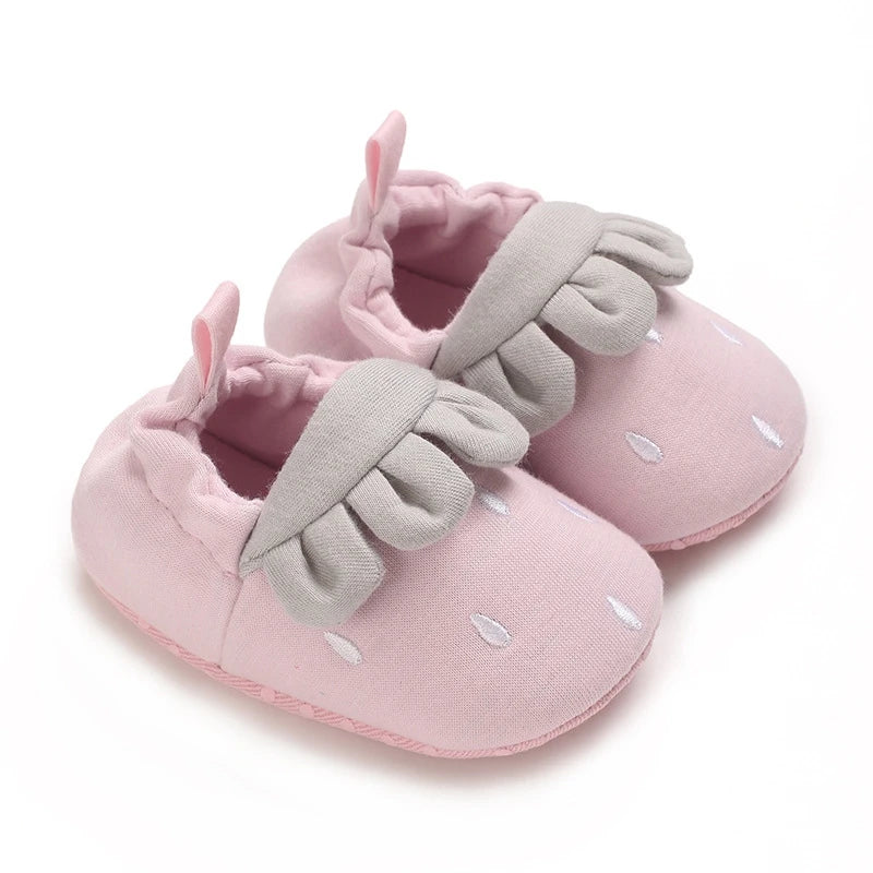 Baby Walking Shoes - Cartoon Soft Sole Slip-on Infant Crib Sneakers