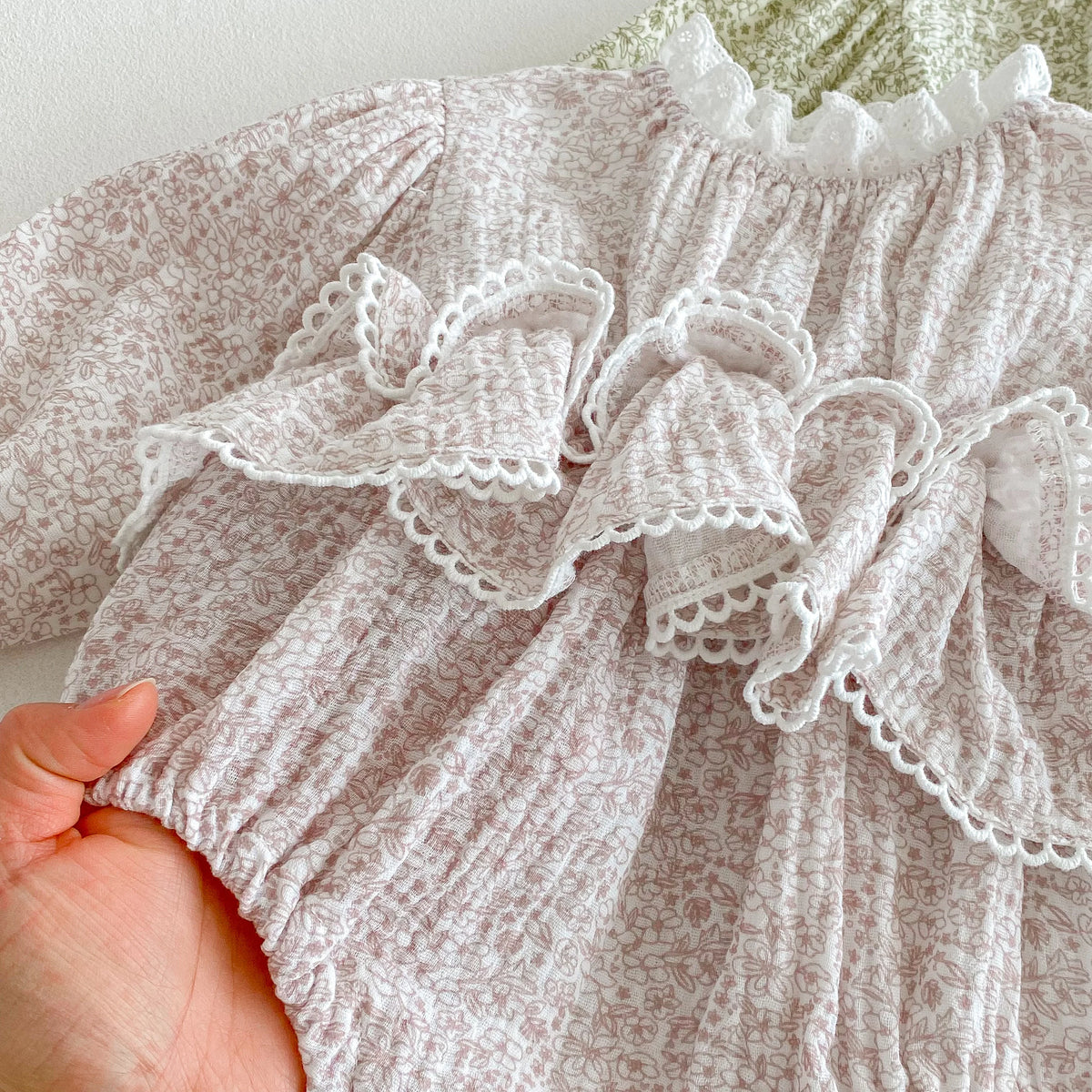 Sweet Lace Tulle Baby Romper Dress
