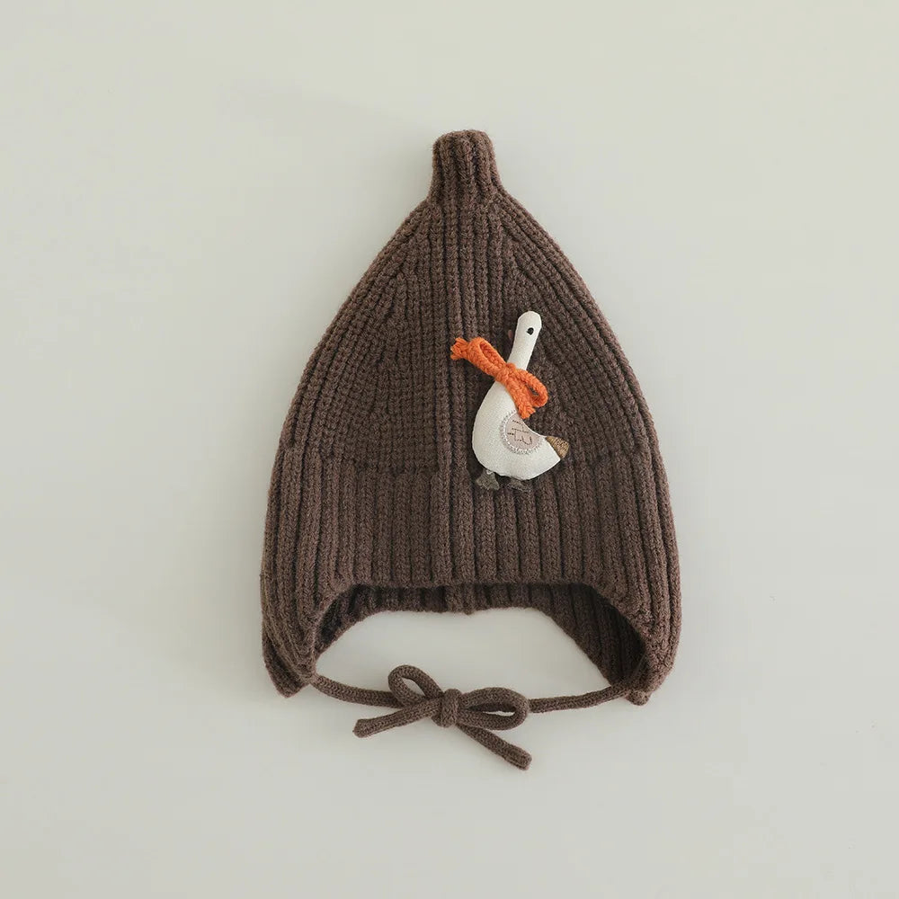 Kids Knitted Winter Hat with Ear Flaps