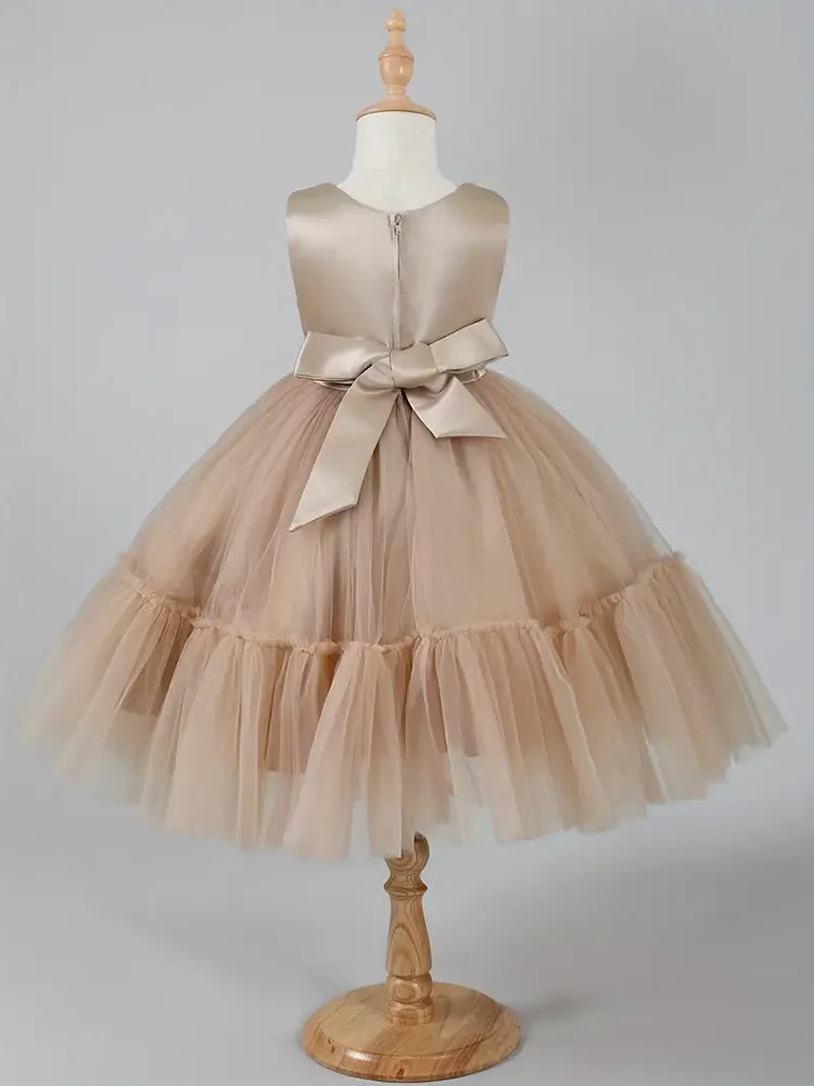 Girls’ Princess Dress and Coat Set