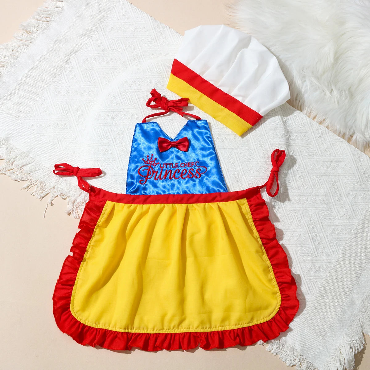 Newborn Chef Apron and Hat Costume Set