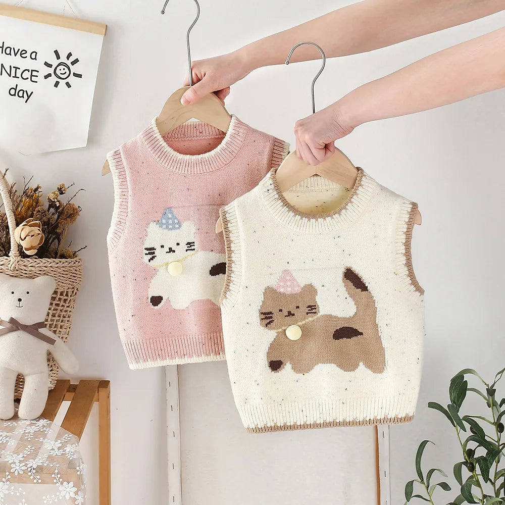 The Playful Pal Knit Vest