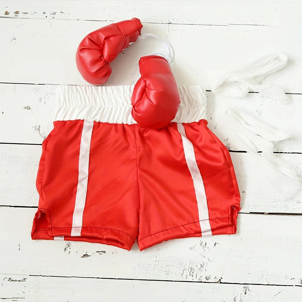 Baby Boxing Photography Outfit Set