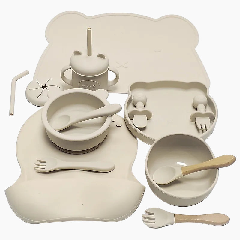 The Complete Baby and Toddler Silicone Feeding Set