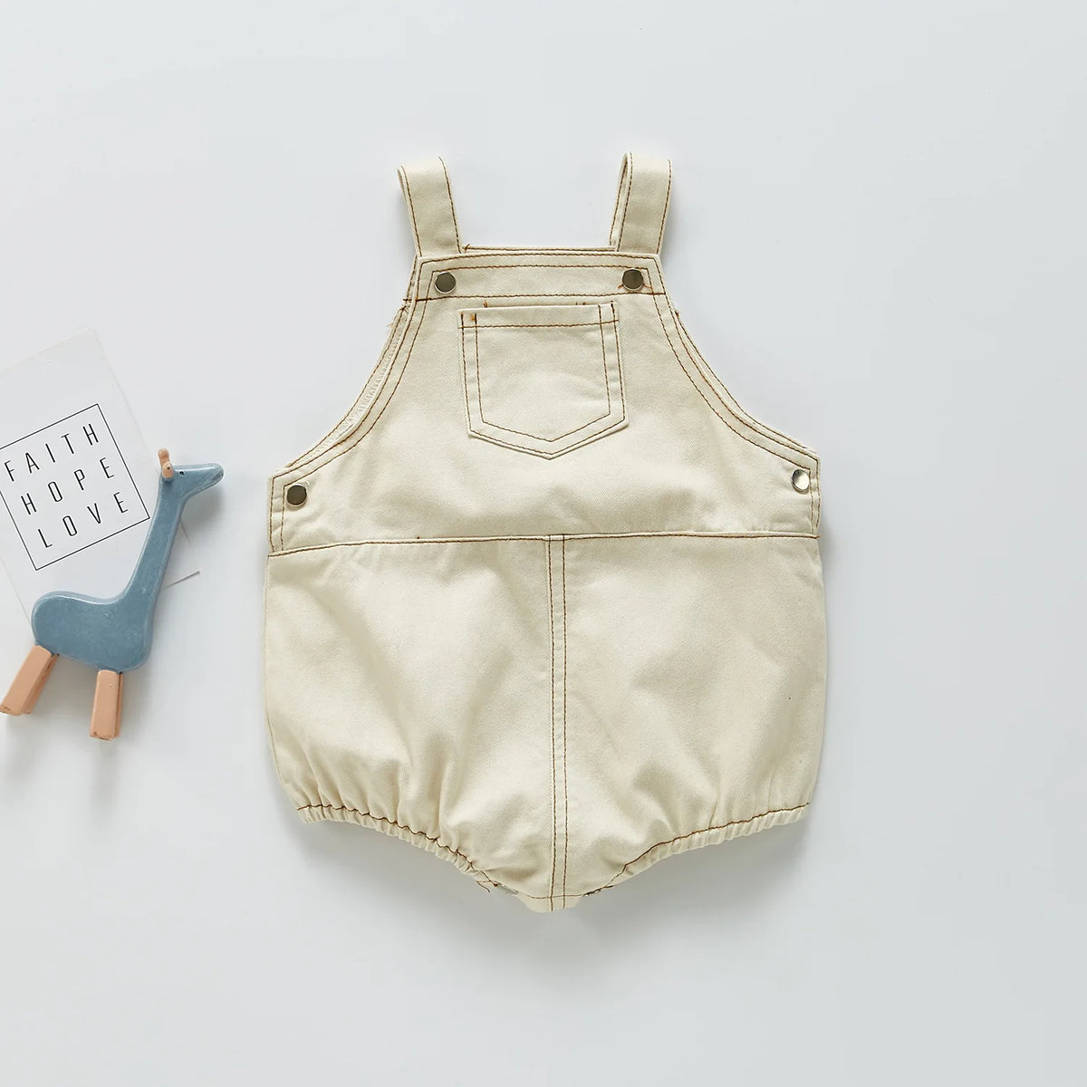 Denim Baby Overalls Romper