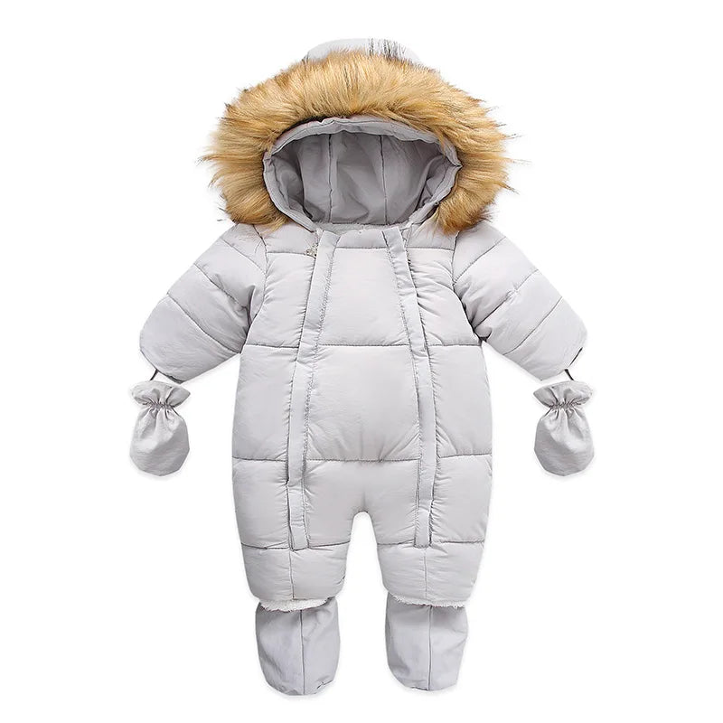 Baby Hooded Winter Jumpsuit