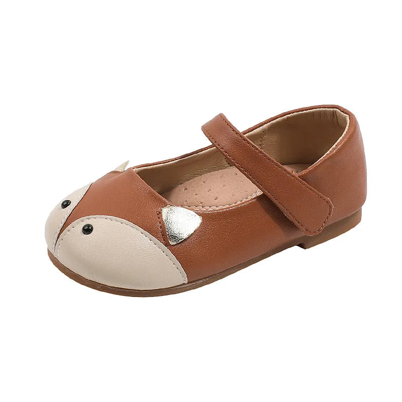 Girls Fox Closed-Toe Sandals – Cartoon Summer Shoes