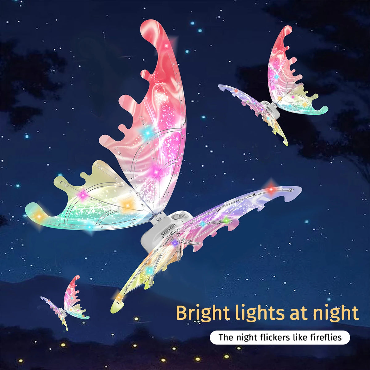 LED Butterfly Fairy Wings for Kids