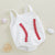 Baseball Inspired Baby Sleeveless Romper