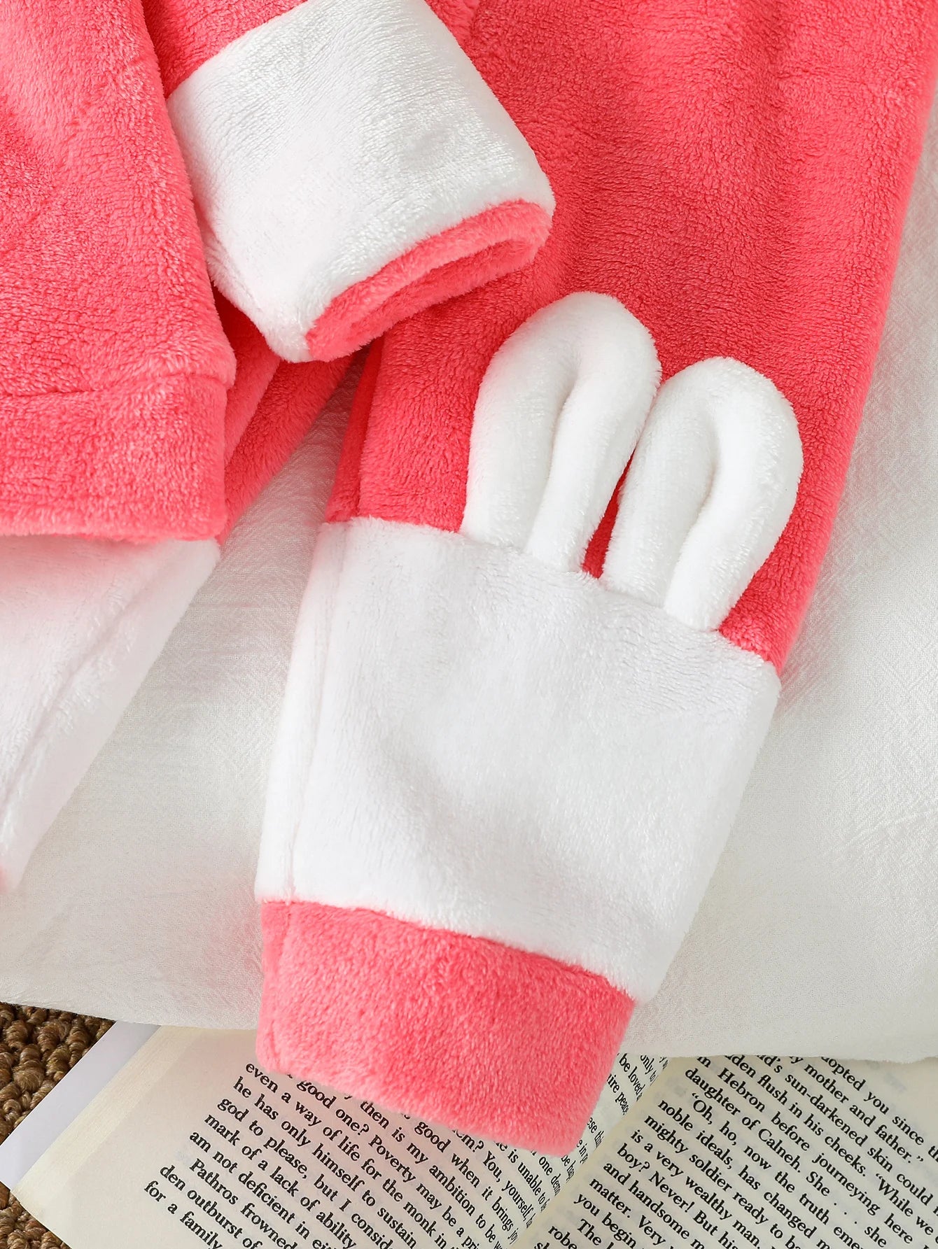 Baby Girl Pink Cat Hoodie & Pants Set