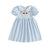 Girl Back to School Dress Striped