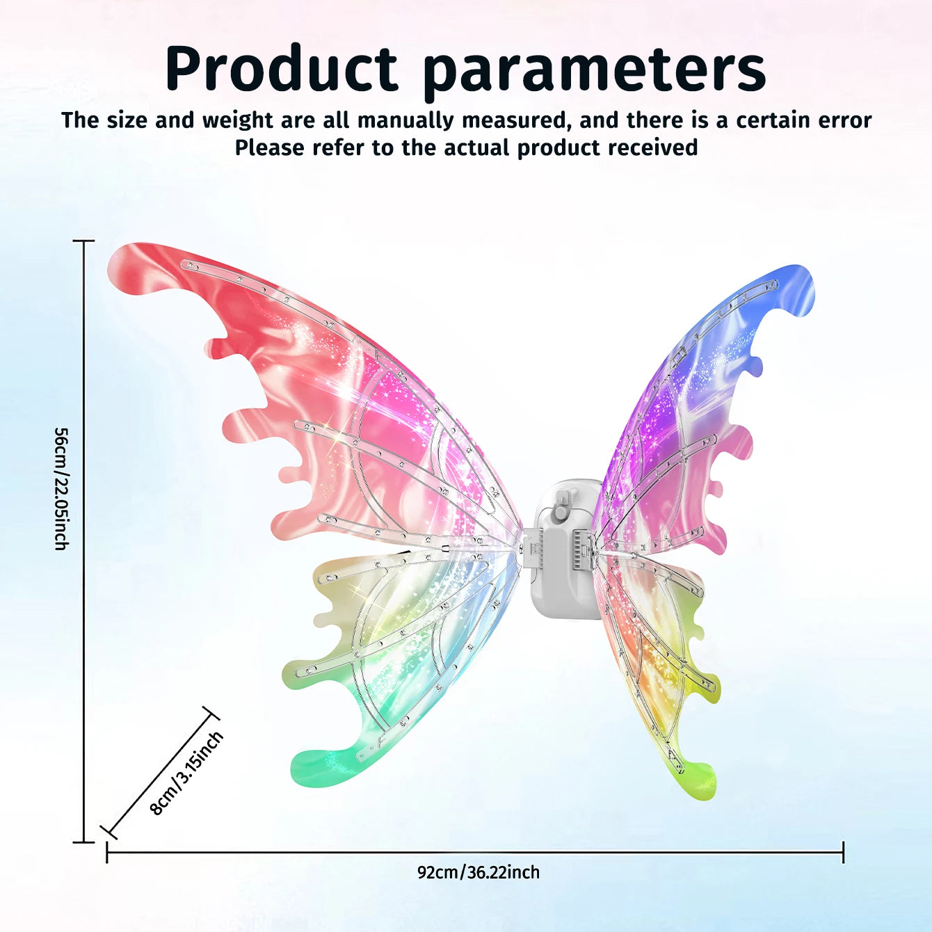 LED Butterfly Fairy Wings for Kids