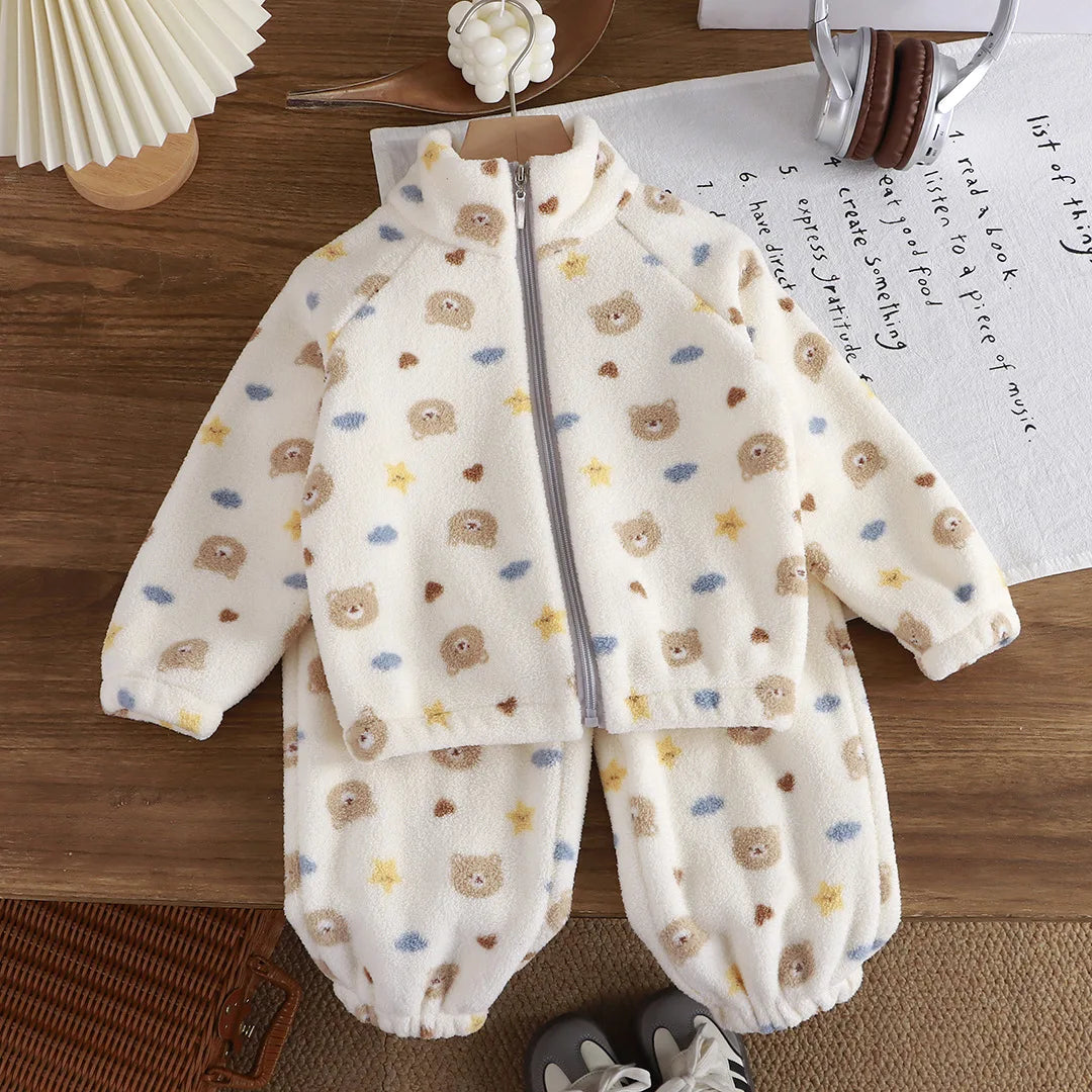 Baby & Toddler Winter Zip-Up Top & Pants Set
