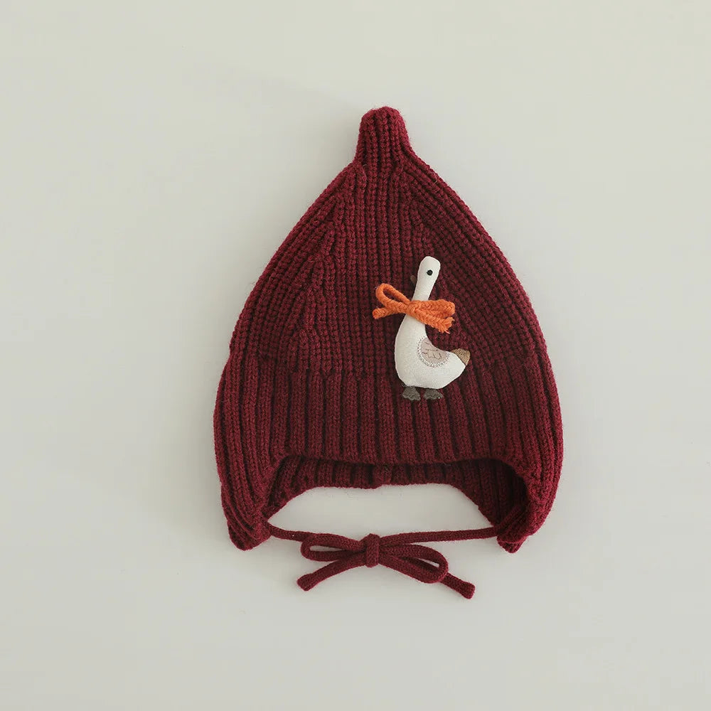 Kids Knitted Winter Hat with Ear Flaps