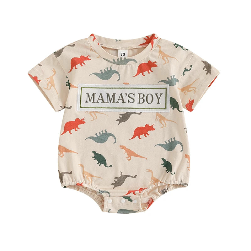 Mama’s Boy Dinosaur Romper
