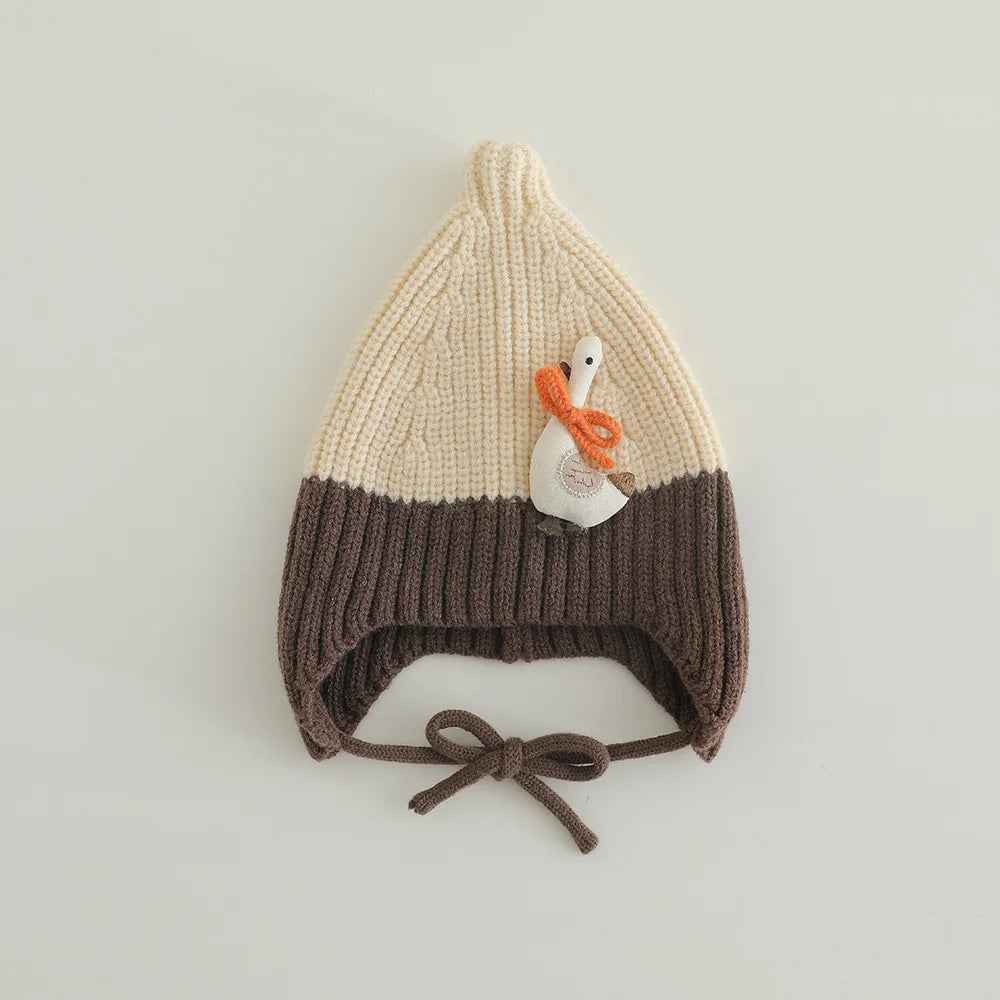 Kids Knitted Winter Hat with Ear Flaps