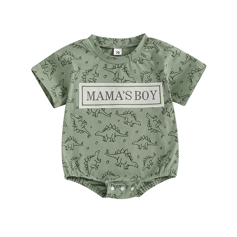 Mama’s Boy Dinosaur Romper