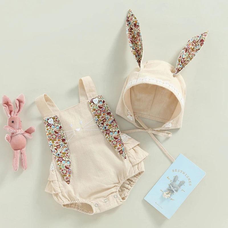 Baby Girl Bunny Romper