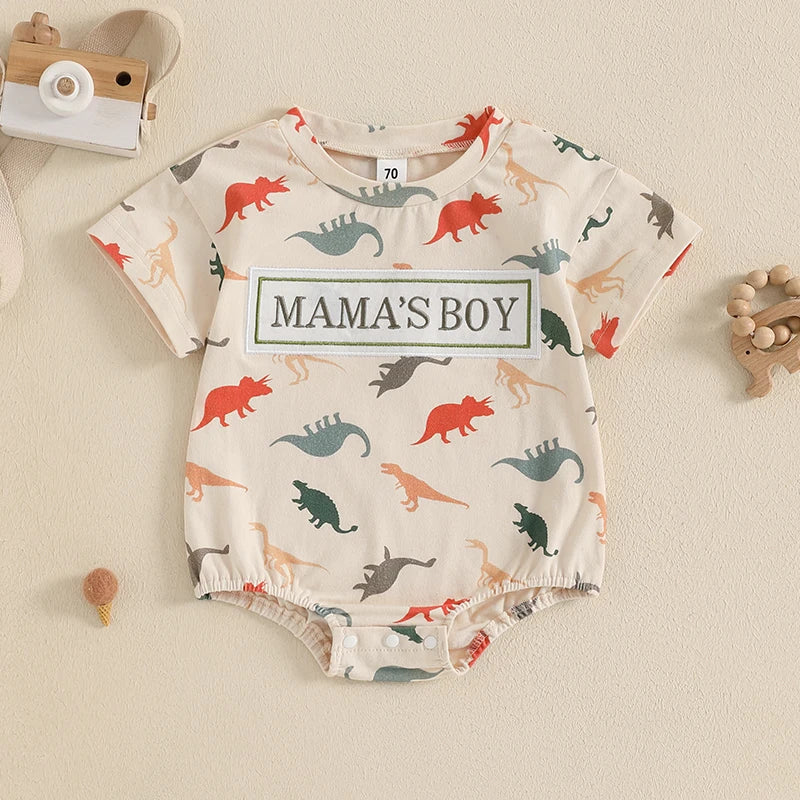 Mama’s Boy Dinosaur Romper