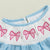 Smocked Bow Embroidered Baby Girl Romper
