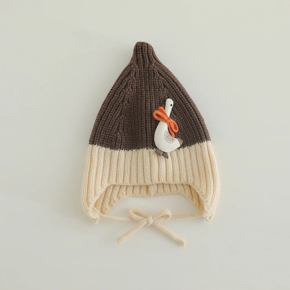 Kids Knitted Winter Hat with Ear Flaps