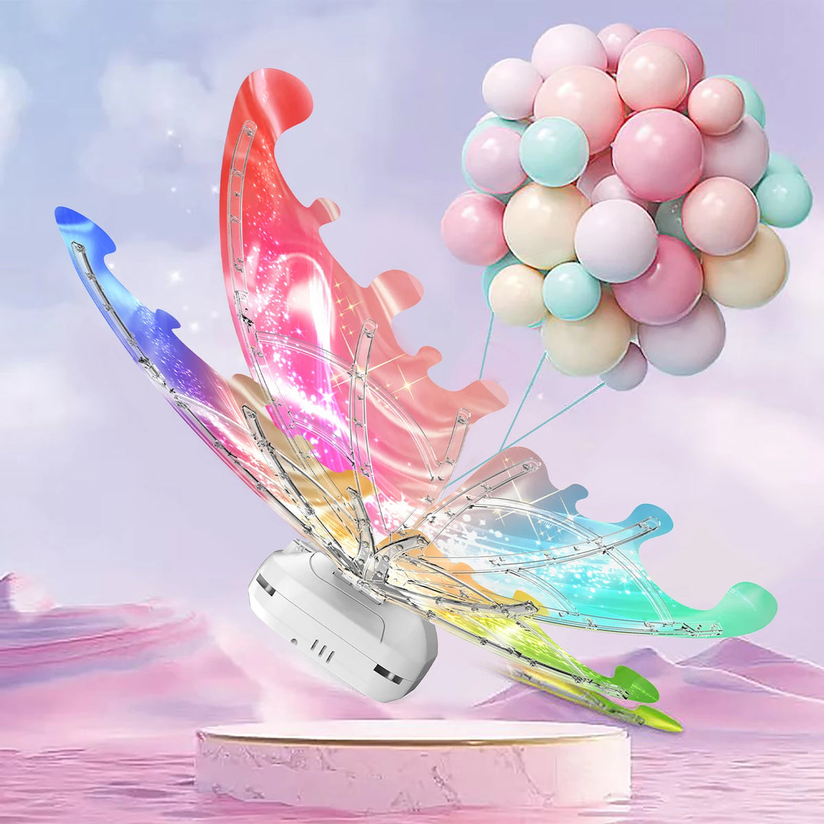 LED Butterfly Fairy Wings for Kids