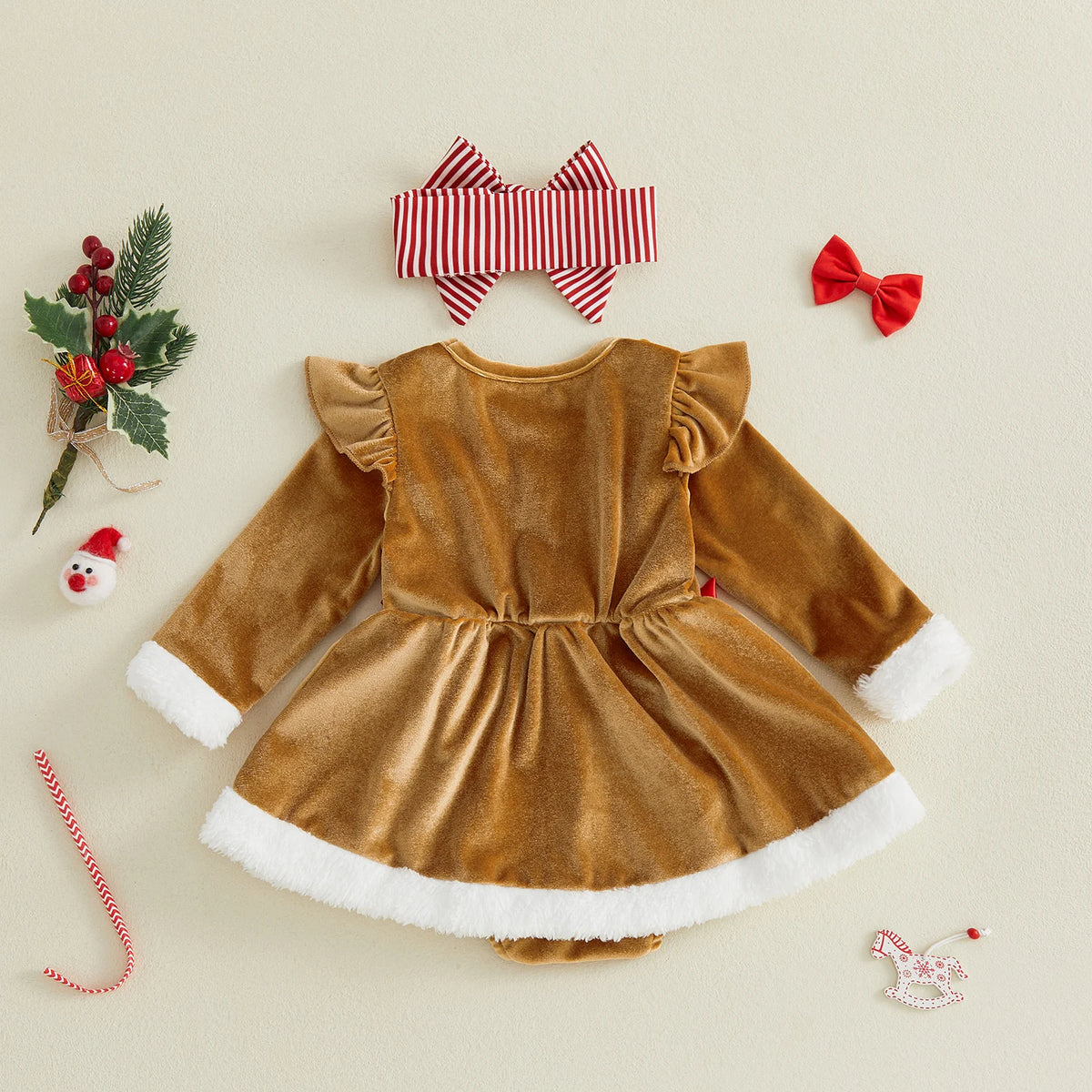 Baby Girl Christmas Romper Dress
